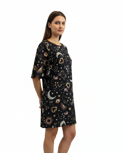 Vestido Ramona cósmico