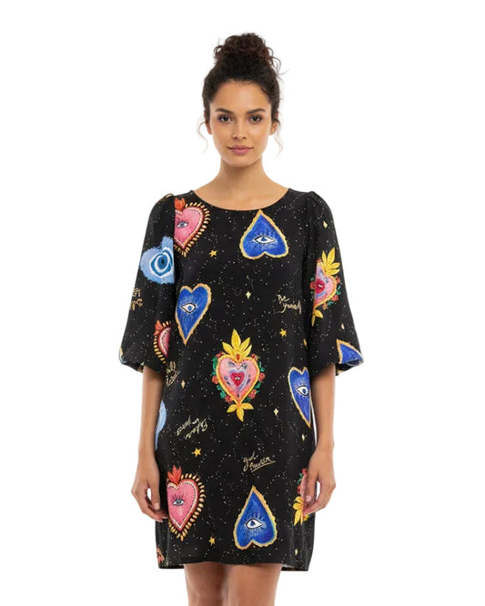 Vestido Barby corazones